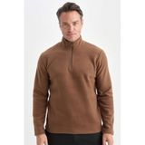 DeFacto Polar Sweatshirt Kahverengi, M, Y3996AZNS, Kahve-BN267, Erkek