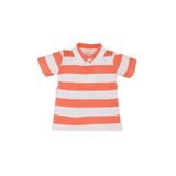 DeFacto Polo Yaka Çizgili Pike Kısa Kollu Tişört Erkek Bebek, 9-12 Ay, E6765A525SM, Ekru-ER118, Erkek bebek