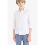 DeFacto Polo Yaka Oxford Uzun Kollu Okul Gömleği Erkek Çocuk, 13/14 Yaş (164cm), T8854A625AU, Beyaz, Erkek Çocuklar