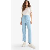 DeFacto Pull On Carrot Fit Yüksek Bel Bilek Boy Akışkan Kumaş Yıkamalı Pantolon D8236AX25SM - Dropsuz - 34 - İndigo-NM85