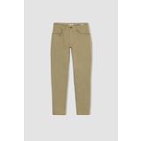 DeFacto R0298AZ23SP BG220 Bej Ekstra Slim Fit Chino Pantolon