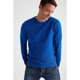 DeFacto R1054AZ20WN Bordo Bisiklet Yaka Slim Fit Triko Erkek Kazak