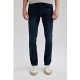 DeFacto R8791AZ23AU NM83 Pedro Slim Fit Dar Kalıp Normal Bel Dar Paça Erkek Jean Pantolon