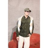 DeFacto Regular Fit %100 Pamuk Kadife Gömlek E9024AX25WN - 2XL - Haki-KH444