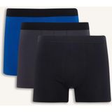 DeFacto Regular Fit 3'lü Boxer E7208AX26SP - Siyah-BK81 - 3XL