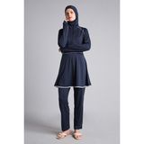 DeFacto Regular Fit 4'lü Burkini Mayo G8873AX26SM - XL - Lacivert-NV31