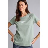 DeFacto Regular Fıt Açık Haki Kadın T-Shirt H1383AX/KH434