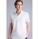DeFacto Regular Fit Basic Bisiklet Yaka Kısa Kollu Polo Tişört, 2XL, G6010AX26SM, Ekru-ER105, Erkek