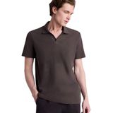 DeFacto Regular Fit Basic Bisiklet Yaka Kısa Kollu Polo Tişört, L, G6010AX26SM, Kahve-BN192, Erkek