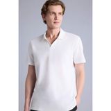 DeFacto Regular Fit Basic Bisiklet Yaka Kısa Kollu Polo Tişört, XL, G6010AX26SM, Ekru-ER105, Erkek