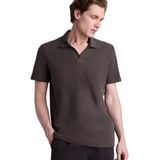 DeFacto Regular Fit Basic Bisiklet Yaka Kısa Kollu Polo Tişört, XS, G6010AX26SM, Kahve, Erkek