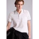 DeFacto Regular Fit Basic Kısa Kollu Polo Yaka Tişört Ekru, S, G6946AX26SM, Ekru-ER105, Erkek