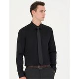 DeFacto Regular Fit Basic Uzun Kollu Gömlek