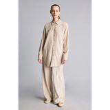 DeFacto Regular Fit Basic Uzun Kollu Tesettür Gömlek Tunik Z3538AZ26SP - Bej-BG738