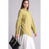 DeFacto Regular Fit Basic Uzun Kollu Tesettür Gömlek Tunik Z3538AZ26SP - Haki-KH473 - XL