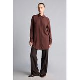DeFacto Regular Fit Basic Uzun Kollu Tesettür Gömlek Tunik Z3538AZ26SP - Kahve-BN328