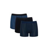 DeFacto Regular Fit Baskılı 3'lü Boxer, L, G9372AX26SP, Lacivert-NV135, erkek