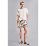 DeFacto Regular Fit Baskılı File Astarlı Deniz Şortu I1791AX26HS - Siyah-BK81 - 2XL