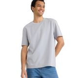 DeFacto REGULAR FIT Baskılı Tişört, XS, F8093AX26SP, Gri, Erkek