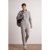 DeFacto Regular Fit Beli Bağcıklı Cepli Düz Paça Kalın Eşofman Altı, S, D7836AX25AU, Gri-GR198, Erkek