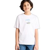 DeFacto Regular Fit Bisiklet Yaka Baskılı Kısa Kollu Erkek Çocuk Tişört, 9-10 Yaş, H4426A826SM, Beyaz-WT34, Erkek Çocuk