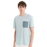 DeFacto Regular Fit Bisiklet Yaka Cepli Kısa Kollu Tişört, XL, B6535AX25SM, Mavi-BE215, Erkek
