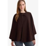 DeFacto Regular Fit Bisiklet Yaka Cepli Pelerin Hırka F3686AX25AU
