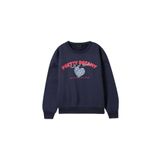 DeFacto Regular Fıt Bisiklet Yaka Hayvan Baskılı İçi Yumuşak Tüylü Kalın Sweatshirt Kumaşı Sweatshirt Kız Çocuk