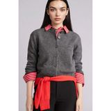 Defacto Regular Fit Bisiklet Yaka Hırka, 2XL, E3654AX26SP, Antrasit-AR42, Kadın, XXL