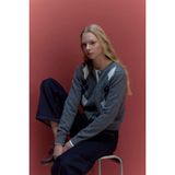 DeFacto Regular Fit Bisiklet Yaka Hırka, S, G8026AX26SP, Gri-GR156, Kadın