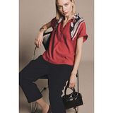 DeFacto Regular Fit Bisiklet Yaka Kısa Kollu Bluz H0240AX26SP - Kırmızı-RD256