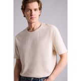 DeFacto Regular Fit Bisiklet Yaka Kısa Kollu Tişört, 3XL, G7033AX26SM, Bej-BG170, Erkek