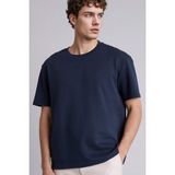 DeFacto Regular Fit Bisiklet Yaka Kısa Kollu Tişört, M, F9675AX26SP, Lacivert-NV71, Erkek