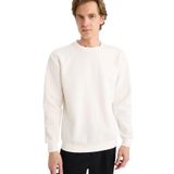 Defacto Regular Fit Bisiklet Yaka Sweatshirt, 2XL, F9854AX26SP, Beyaz-WT32, Erkek, XXL