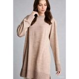 DeFacto Regular Fit Bisiklet Yaka Triko Bej Tunik H3431AZ26AU - Bej-BG186 - 3XL