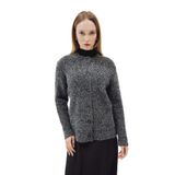 DeFacto Regular Fit Bisiklet Yaka Triko Hırka, XL, F1103AX25AU, Antrasit-AR190, Kadın