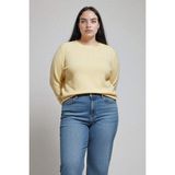 DeFacto Regular Fit Bisiklet Yaka Triko Kazak F7091AZ25WN - Sarı-YL464