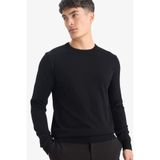 Defacto Regular Fit Bisiklet Yaka Triko Kazak, M, A5268AX25AU, Siyah, Erkek