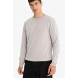 Defacto Regular Fit Bisiklet Yaka Triko Kazak, Xl, A5268AX25AU, Gri, Erkek