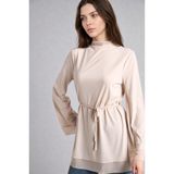 DeFacto Regular Fıt Bisiklet Yaka Uzun Kollu Açık Pembe Tunik H3098AX26SM