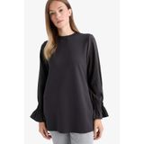 DeFacto Regular Fit Bisiklet Yaka Uzun Kollu Tunik F6165AX25AU