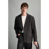 DeFacto Regular Fit Blazer Ceket, 54, G7493AX26SP, Antrasit-AR220, Erkek