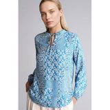 DeFacto Regular Fit Bluz N1809AZ/IN201, S, E801GY121155, Mavi, Kadın