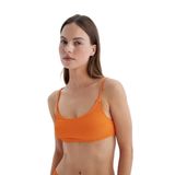 DeFacto Regular Fit Bürümcük Bikini Üstü Turuncu, XS, B7207AX24SM, Turuncu-OG313, Kadın