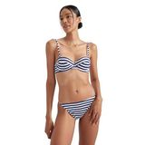 DeFacto Regular Fıt Çizgili Bikini Alt
