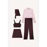 DeFacto Regular Fıt Desenli 5li Burkini Mayo G9479AX26HS