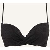 DeFacto Regular Fit Desenli Siyah Bikini Üstü E1539AX26SM - Siyah-BK81 - XS