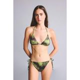 DeFacto Regular Fıt Desenli Yeşil Bikini Alt
