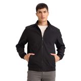 DeFacto Regular Fit Dik Yaka Fermuarlı Mont, S, Regular Fit Dik Yaka Fermuarlı Mont, Siyah-BK27, Erkek
