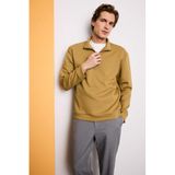 Defacto Regular Fit Dik Yaka Sweatshirt, 2XL, F9855AX26SP, Haki-KH502, Erkek, XXL